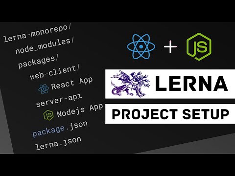Monorepo Lerna Project Setup - React and Node.js Application | Multiple JavaScript Packages