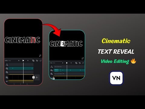 Cinematic Text Reveal Animation Tutorial in VN Video Editor – Stunning Text Effects