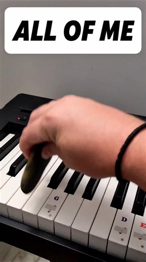 All Of Me ROCK Tutorial #piano #pianotutorial #easy #rock