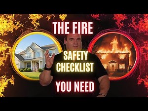 The Fire Safety Checklist You Need 🔥 | October = Fire Prevention Month
