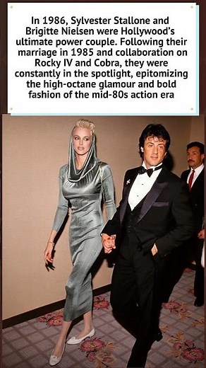 Sylvester Stallone and Brigitte Nielsen (1986)