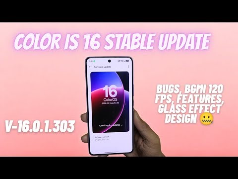 COLOR OS 16 STABLE UPDATE IS HERE - 🤐