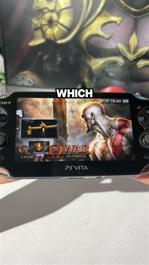 How many God of War games can the PS Vita play? #psp #tech #psvita #playstation #godofwar