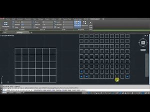 How to make the floor tile with grooves in AutoCAD