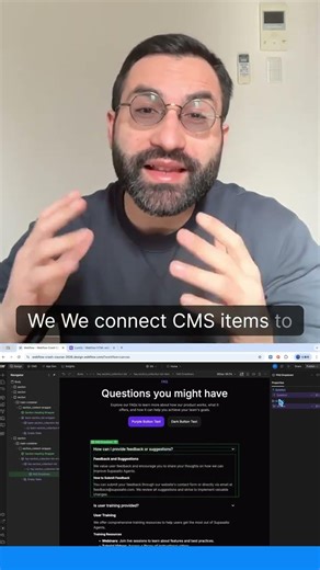 CMS, Components & Animations — One Scalable System (Webflow) #webflow #nocode