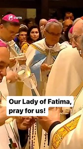 59K views · 2.4K reactions | Thousands gathered in the Shrine of Our Lady of Fatima for her feast celebrations in Portugal. The symbols of WYD: the pilgrim cross and the icon of Our Lady Salus Populi Romani, took part in the candlelight procession. The Virgin Mary appeared to 3 little shepherds in 1917. | Catholic News Agency | Facebook