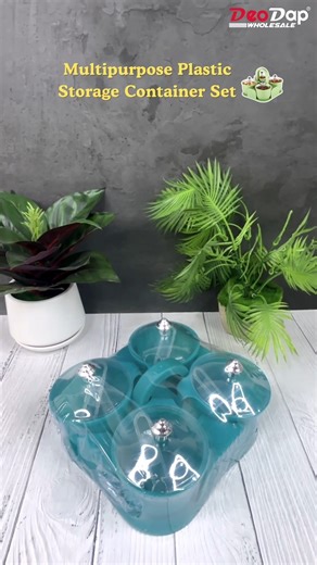 DeoDap on Instagram: "🍪 Multipurpose Plastic Storage Container Set – Organize with Style! 🏡✨ 💰 Price: ₹96.00 🆔 SKU: 5779_plastic_dry_fruit_sliver_4pc ✅ Ideal for storing spices, snacks, cookies, and dry fruits 🍪 ✅ Airtight design keeps contents fresh and moisture-free 🌿 ✅ Transparent body for easy viewing of contents 👀 ✅ Durable, lightweight, and easy to clean 💪 🛒 Shop Now: www.DeoDap.in (link in bio) DeoDap, KitchenEssentials, StorageContainers, AirtightJars, FoodStorage, SmartKitchen,