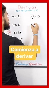 1.6K views · 161 reactions | Si vas a comenzar a derivar tienes que ver este video  #deriva #calculo #hacks | Math2me | Facebook