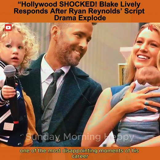 1K views · 19 reactions | “Hollywood SHOCKED! Blake Lively Responds After Ryan Reynolds’ Script Drama Explode #blakelively #ryanreynolds | Sunday Morning Heppy | Facebook