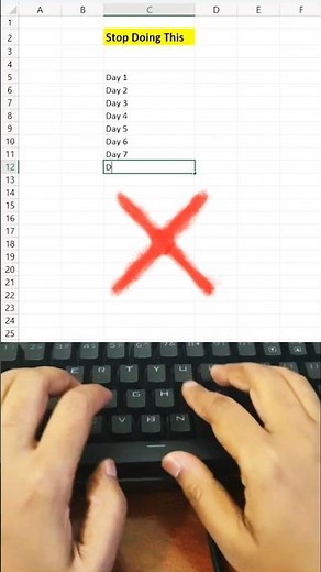 Basic Excel Tips Every Beginner Should Know | #excel #typing #vlookup #visualbasics