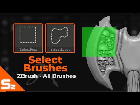 Select Brushes: ZBrush All Brushes