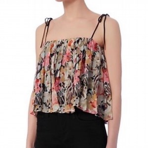 NWT Elizabeth and James Taura Multicolor Corp Top Tank Floral Size S