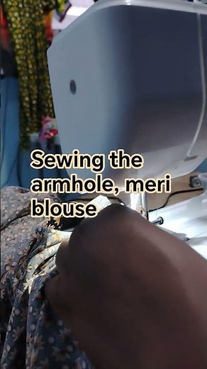 sewing the meri blouse, armhole