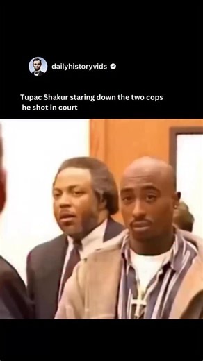 Daily History on Instagram: "Follow @dailyhistoryvids to learn something new every day 📚✨ In 1993, Tupac Shakur appeared in court after a high-profile shooting involving two off-duty police officers in Atlanta. Reports later showed the officers were intoxicated and carrying stolen service weapons while harassing a Black motorist. When one officer reportedly drew a gun, Tupac fired in self-defense, wounding both men—one in the abdomen and the other in the leg. During the trial, Tupac sat calmly 