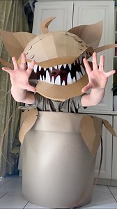 56K views · 812 reactions | Making a Man Eating Plant Costume out of cardboard using the printable template and tutorial. https://www.zygotebrowndesigns.com/product-page/man-eating-plant-template | Zygote Brown Designs | Facebook