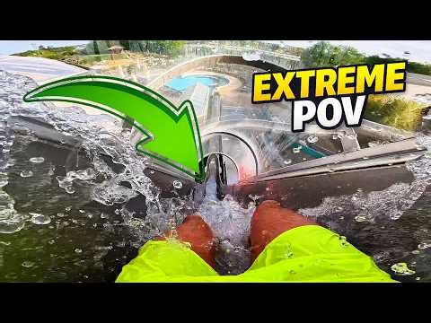 EXTREME High-Speed Water Slides 😱 (POV)