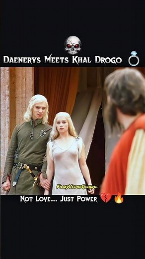 Khal Drogo & Daenerys Engagement Scene 💍🔥 | Game of Thrones S1 Ep1 #Shorts #khaleesi