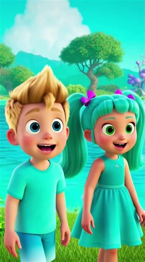 Aprender el Color Azul Turquesa para Niños 🎨 | Video Educativo Infantil