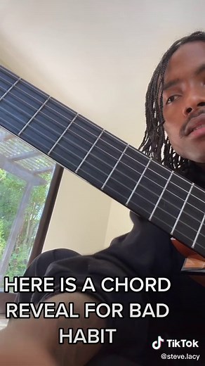 Bad Habit Riff Play Along - Guitar Chords Revealed!