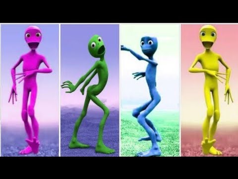 4 Alien Dance😱 - Dame Tu😰 4 alien colours dance lajawab🫣 - CoffinDance Song Meme #shorts #funny