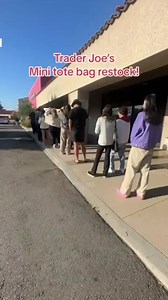 10K views | Trader Joe’s viral $2.99 mini tote bags return sparking massive lines. | New York Post Trending Now | Facebook
