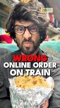 My Online Dinner Order Went Wrong On A Train 🚆 #28weeks28states