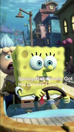 SpongeBob Finally Got His Drivers License?