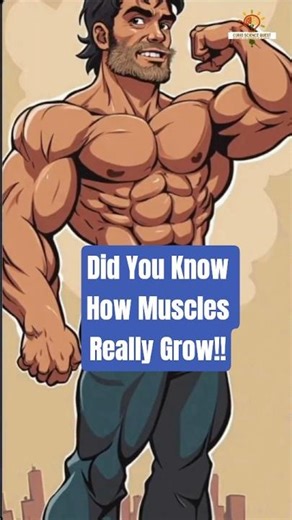 How Your Muscles Grow 💪✨What Really Happens When You Workout 💪#funscience #facts#education#shorts