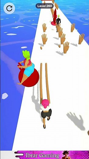 Big hand Stack Girl 3d game Level 260-261 #shorts #gameplay #영화 #gaming #amongus