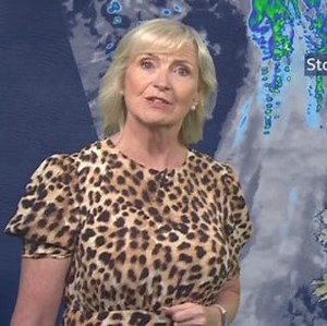 BBC Breakfast’s Carol Kirkwood dragged to floor by dog in TV blunder (BBC)