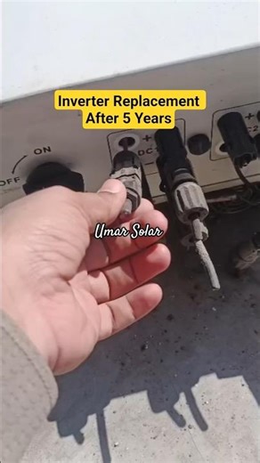 Faulty On Grid Solar Inverter Replacement | #solarsystem #inverterwork