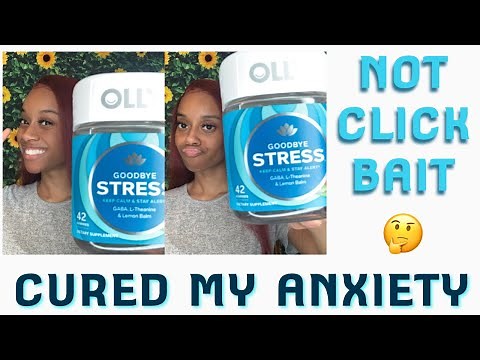 OLLY GOODBYE STRESS GUMMIES REVIEW | ANXIETY WHERE?