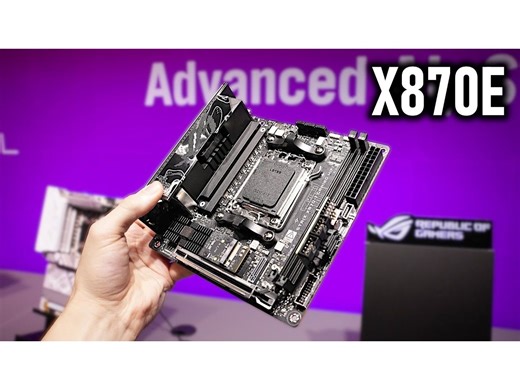 华硕在科隆游戏展上展出了X870系列AM5主板【der8auer EN】