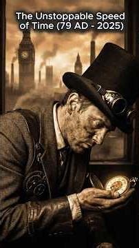 The Unstoppable Speed of Time (79 AD - 2025) #ai #time #speed