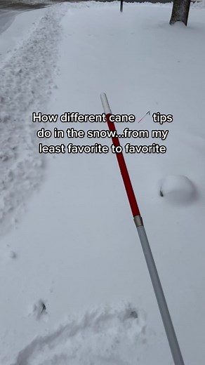 Cane Tips & Snow: Navigating Winter with Your White Cane
