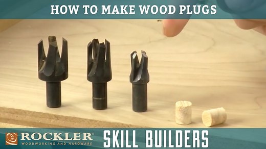 We demonstrate how to cover screw heads with wood plugs. You can make custom wood plugs to match any wood species using simple wood plug cutters. Get Tapered Plug Cutters: https://www.rockler.com/hex-shank-tapered-plug-cutters-hex-shank-tapered-plug-cutters | Rockler Woodworking and Hardware