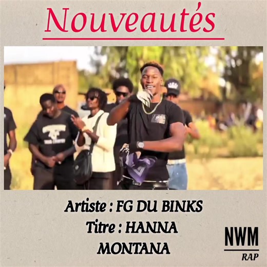🎧 Nouveauté – Le Rap Burkinabè en temps réel 🇧🇫🔥 Tu veux rester branché sur les dernières sorties du rap burkinabè ? Avec Nouveauté, on te sert chaque semaine les sons tout frais, les clips qui buzzent, et les projets qui font bouger la scène. 📀 Qu’est-ce que tu vas y trouver ? ✅ Les singles tout juste sortis ✅ Les nouveaux clips et EPs ✅ Les meilleures sorties d’artistes confirmés & émergents 🎤 L’objectif ? Faire rayonner l’actualité du rap BF, et donner à chaque passionné les clés pour n