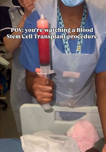 Donor Diaries: Transplant Day 🥹🥹 My whole world is healing. My baby has just been given 1200ml of the blood stem cells that were taken from my bone marrow after the most intense week of chemotherapy to prepare her body to accept my donation and suppress her white blood cells from rejecting and attacking them. I’ve been preparing for this moment for 16 years. The moment where my sister’s sickle cell anaemia is finally being treated and she can begin to heal from such a painful disability. My be