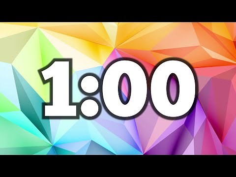 𝟭 𝗠𝗶𝗻𝘂𝘁𝗲 𝗧𝗶𝗺𝗲𝗿