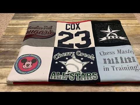 How To Sew A T- Shirt Blanket