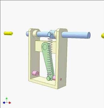Spring toggle mechanism 10