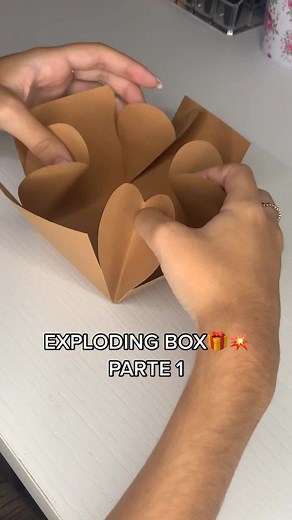 EXPLODING BOX🎁 PARTE 1 || #fyp #parati #foryou #viral #destacame #diy #regalo #amor #love #scrapbooking #manualidades #explodingbox