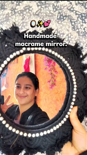 Macramé Mirror DIY | Handmade Wall Décor #macrame #diy #viral #shorts