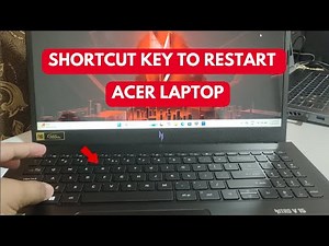 How to Restart Acer laptop with Keyboard in Windows 11 | Laptop Restart Shortcut Key