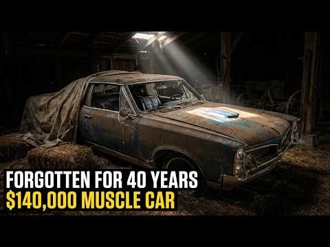 We Pulled a Rusted 1967 Pontiac GTO from an Old Barn After 40 Years – Full Restoration