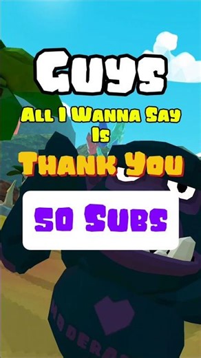 THANK YOU SO MUCH FOR 50 SUBS #ug #ugvr #vr