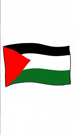 Palestine Flag 🇵🇸 Emoji Drawing ‪@marwahvlog_1‬ #palestine #flag #emoji #drawing #shortvideo