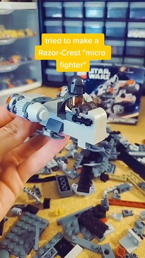 Lego Mandalorian Microfighter: Razor Crest Build