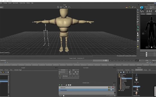 （双语字幕）Motion Builder入门教程03-重定向动捕数据