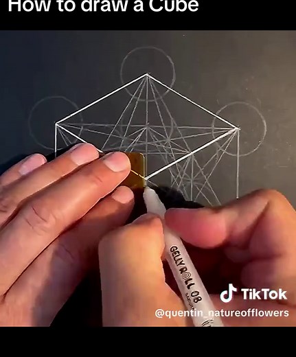 How to Draw a Cube - Simple Step-by-Step Guide
